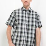 Kemeja Lengan Pendek Pierre Cardin Wildwood Pines Print -  Green Smart Casual Look