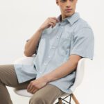 Pierre Cardin Smart Casual Shirt Lorren Check - Regular Short Green