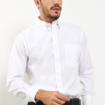 Kemeja Lengan Panjang Pierre Cardin Soleiro White - Formal Cotton Body Fit