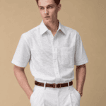 Pierre Cardin Smart Formal Shirt Bhagu Solid - Regular Short White