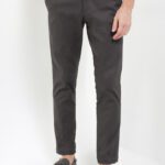 Pierre Cardin Celana Panjang Chino Pria Asphalt Rogue Grey