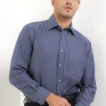 Kemeja Lengan Panjang Pierre Cardin Solid Tide - Blue Formal Look