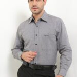 Kemeja Lengan Panjang Regular Pierre Cardin Solid Ink Obsession  - Black Formal Look