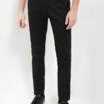 Pierre Cardin Celana Panjang Chino Pria Sovereign Black