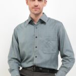 Kemeja Lengan Panjang Regular Pierre Cardin Solid Lime Thrill  - Light Green Formal Look