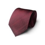 Dasi Ethan White Marquix Maroon