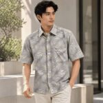 Pierre Cardin Smart Casual Shirt Lorien Satin - Regular shirt Light Grey